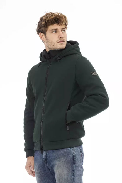 Baldinini Trend Green Polyester Men Jacket