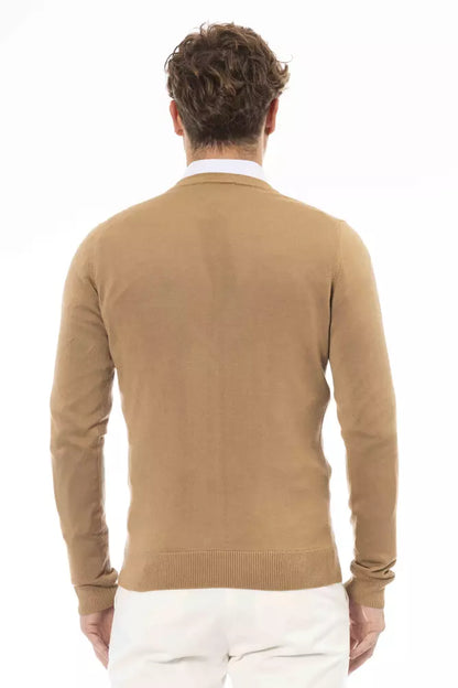 Baldinini Trend Beige Modal Herrenpullover