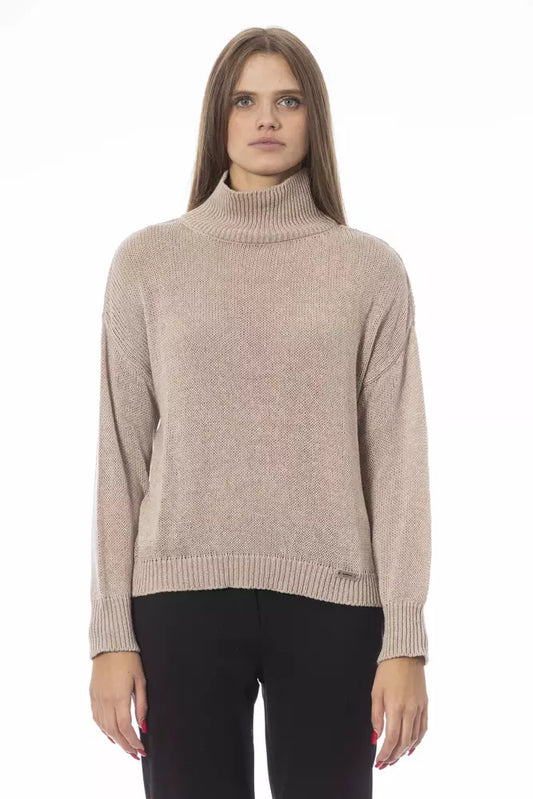 Baldinini Trend Beige Wollpullover für Damen