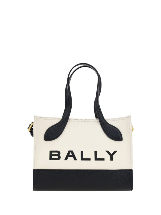 Bally Chic Kontrast-Mini-Handtasche aus Leder