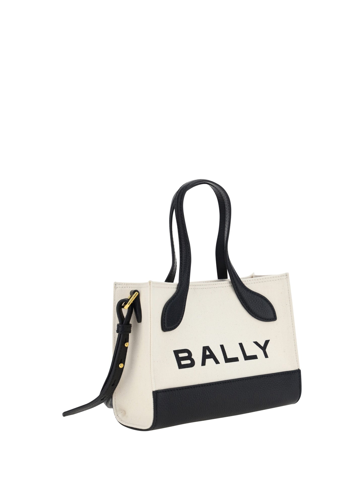 Bally Chic Kontrast-Mini-Handtasche aus Leder