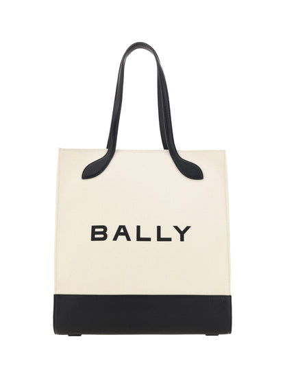 Bally Chic – Monochrome Tragetasche aus Leder