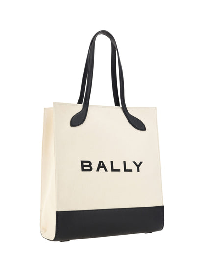 Bally Chic – Monochrome Tragetasche aus Leder