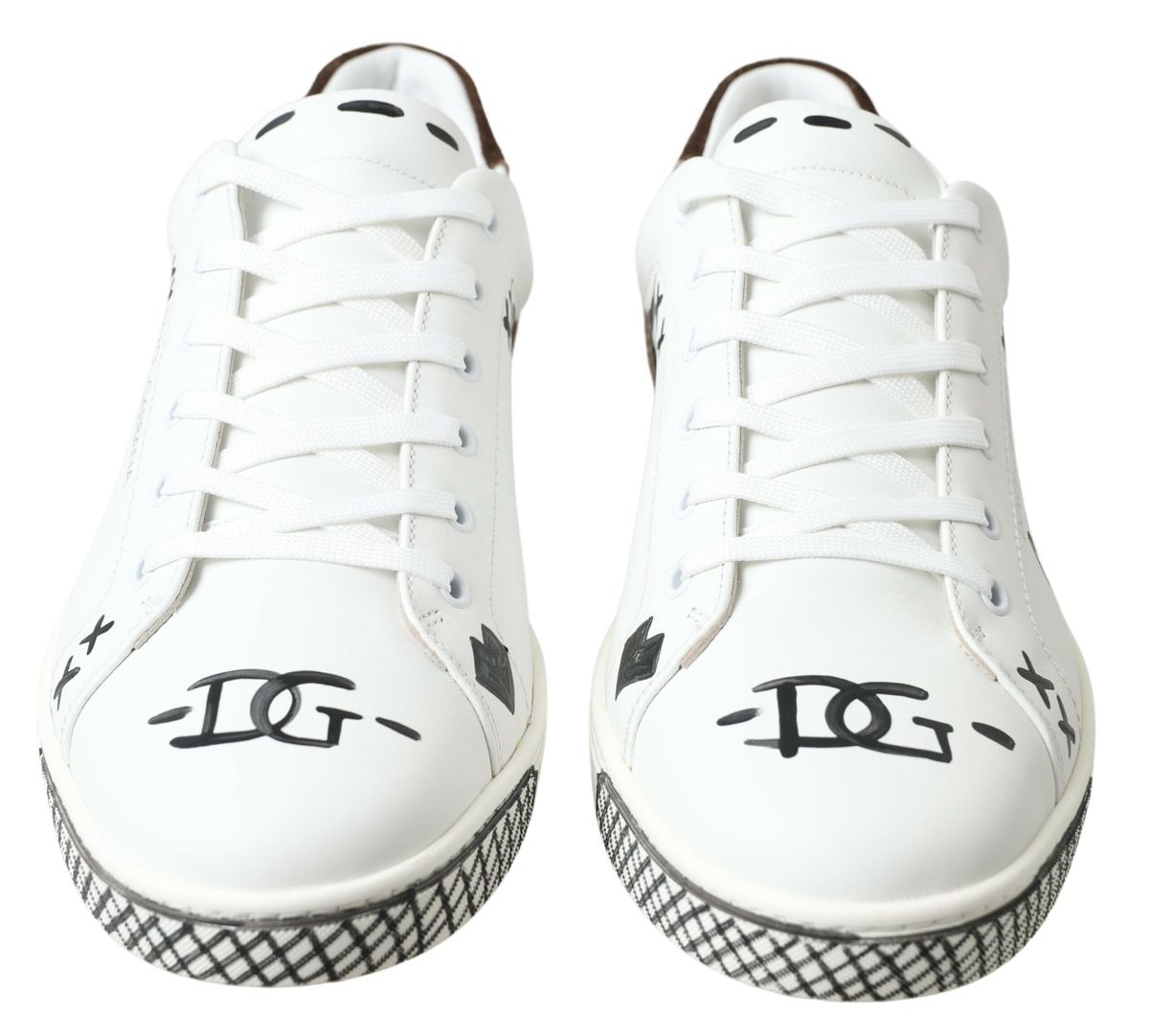 Dolce &amp; Gabbana – Elegante, lässige Sneakers aus weißem Leder