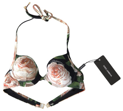 Elastisches Bikinioberteil „Floral Elegance“ von Dolce &amp; Gabbana