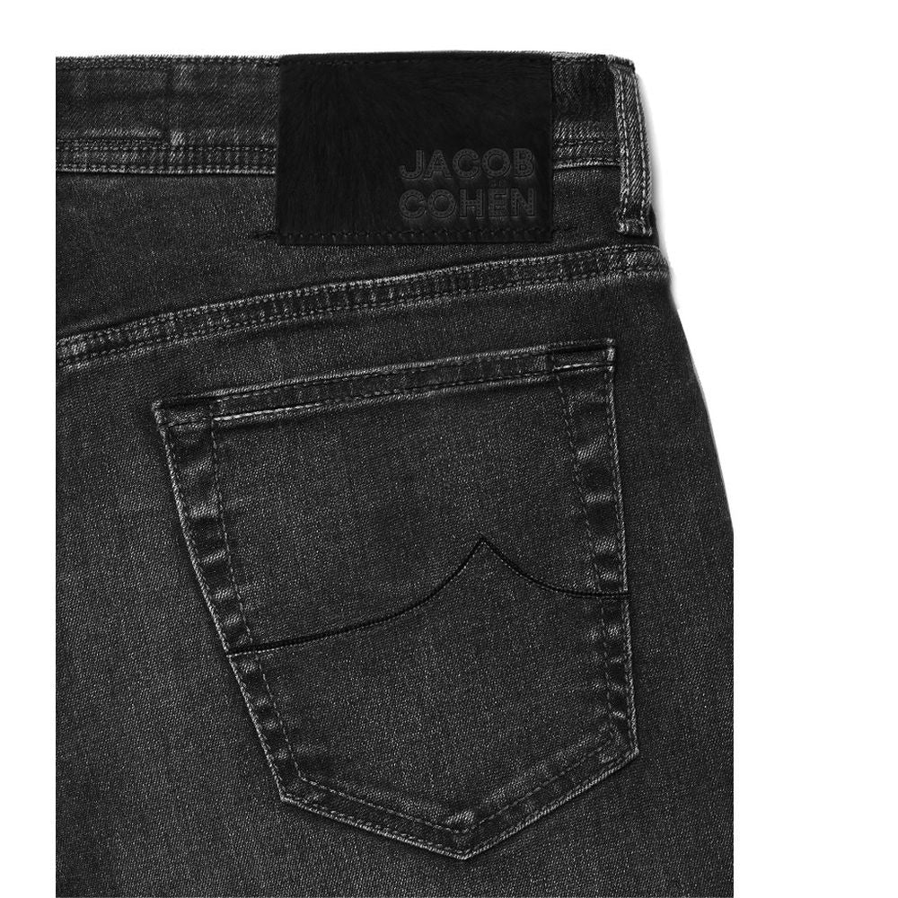 Jacob Cohen Elegante Slim Fit-Stretch-Jeans in Schwarz