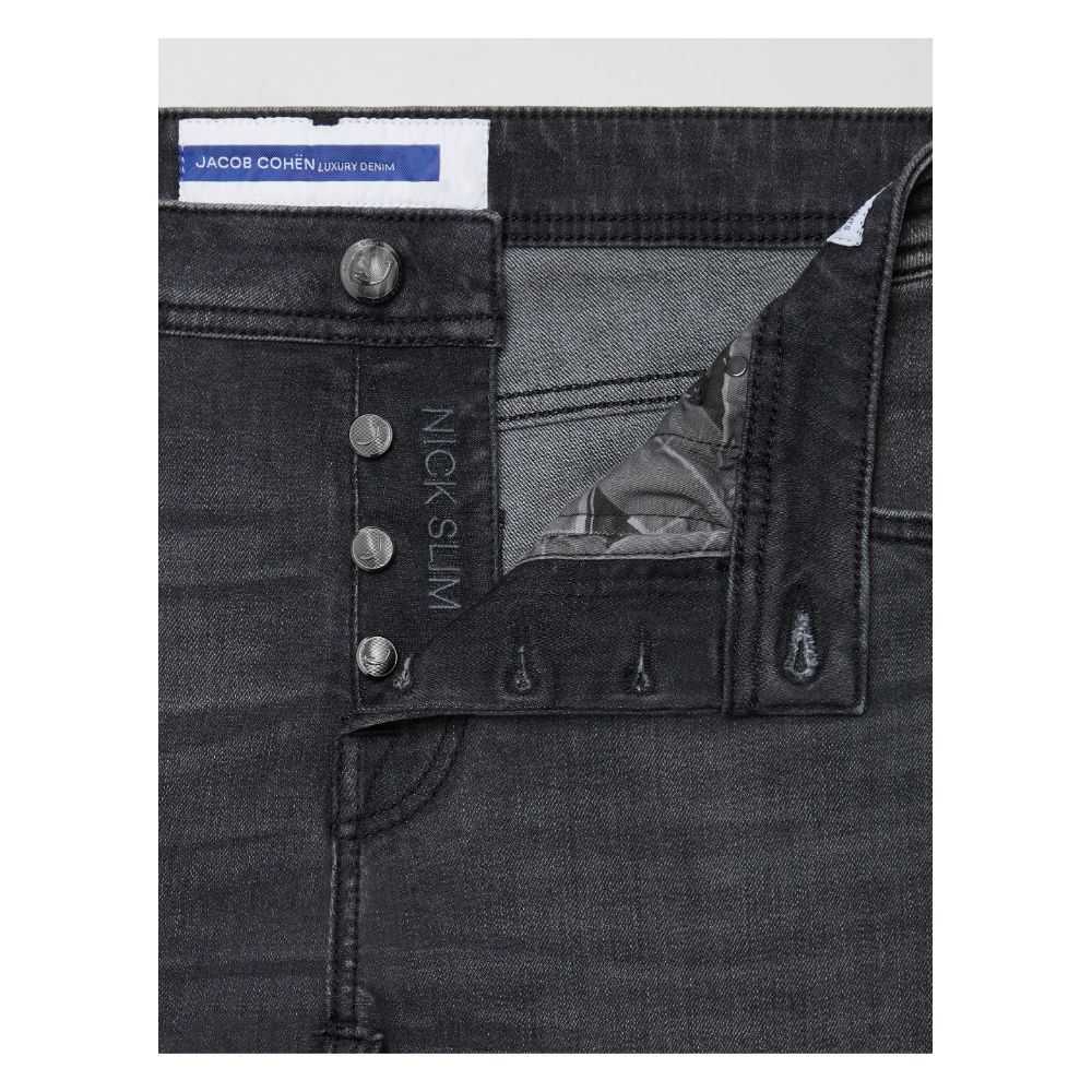 Jacob Cohen Elegante Slim Fit-Stretch-Jeans in Schwarz