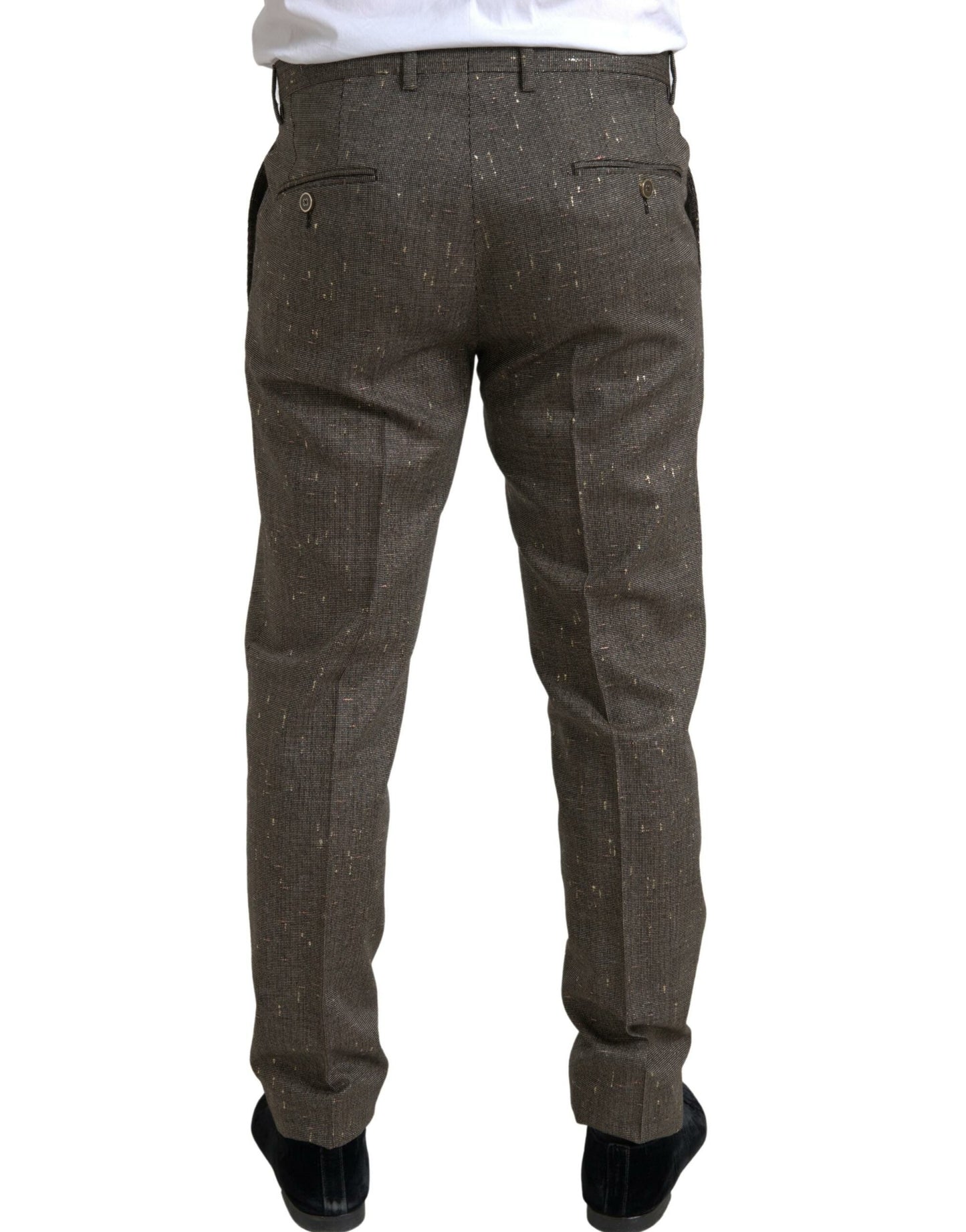 Dolce &amp; Gabbana Elegante Skinny-Chinohose aus Wolle