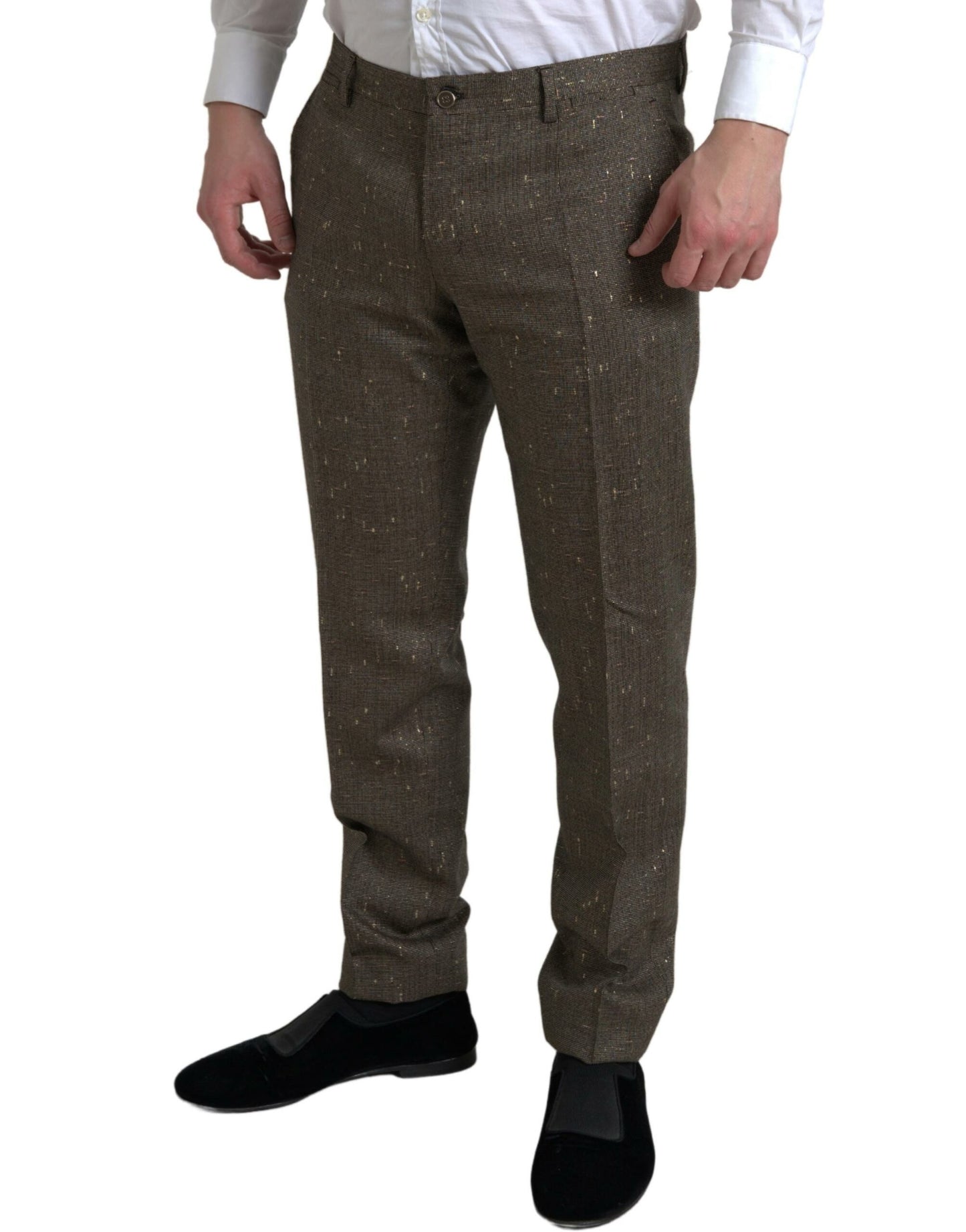 Dolce &amp; Gabbana Elegante Skinny-Chinohose aus Wolle