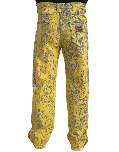 Gerade geschnittene Jeans von Dolce &amp; Gabbana aus italienischem Designer-Denim