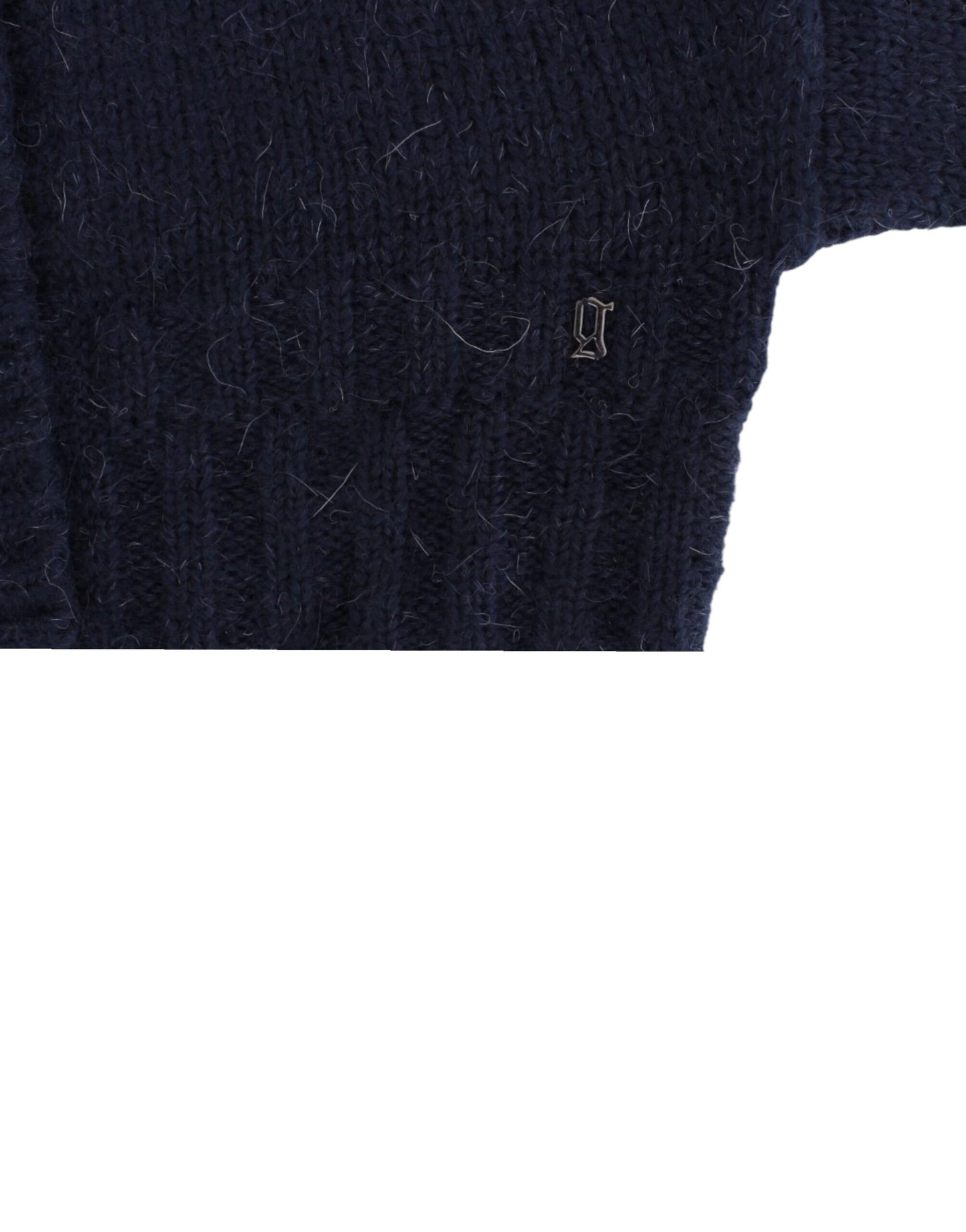 Cardigan corto blu