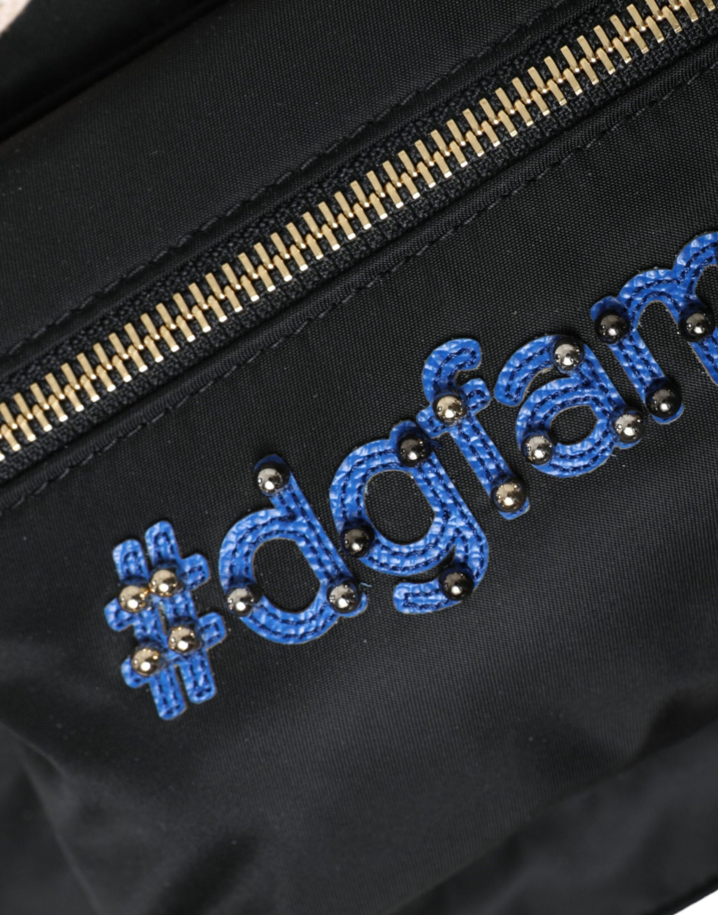 Dolce &amp; Gabbana Eleganter Rucksack mit schwarzem und goldenem Detail