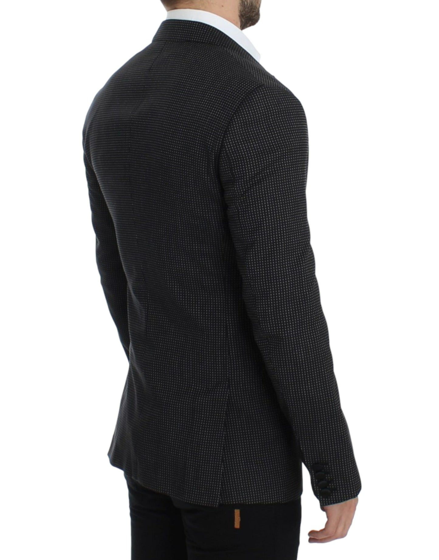 Blazer MARTINI slim en laine noir