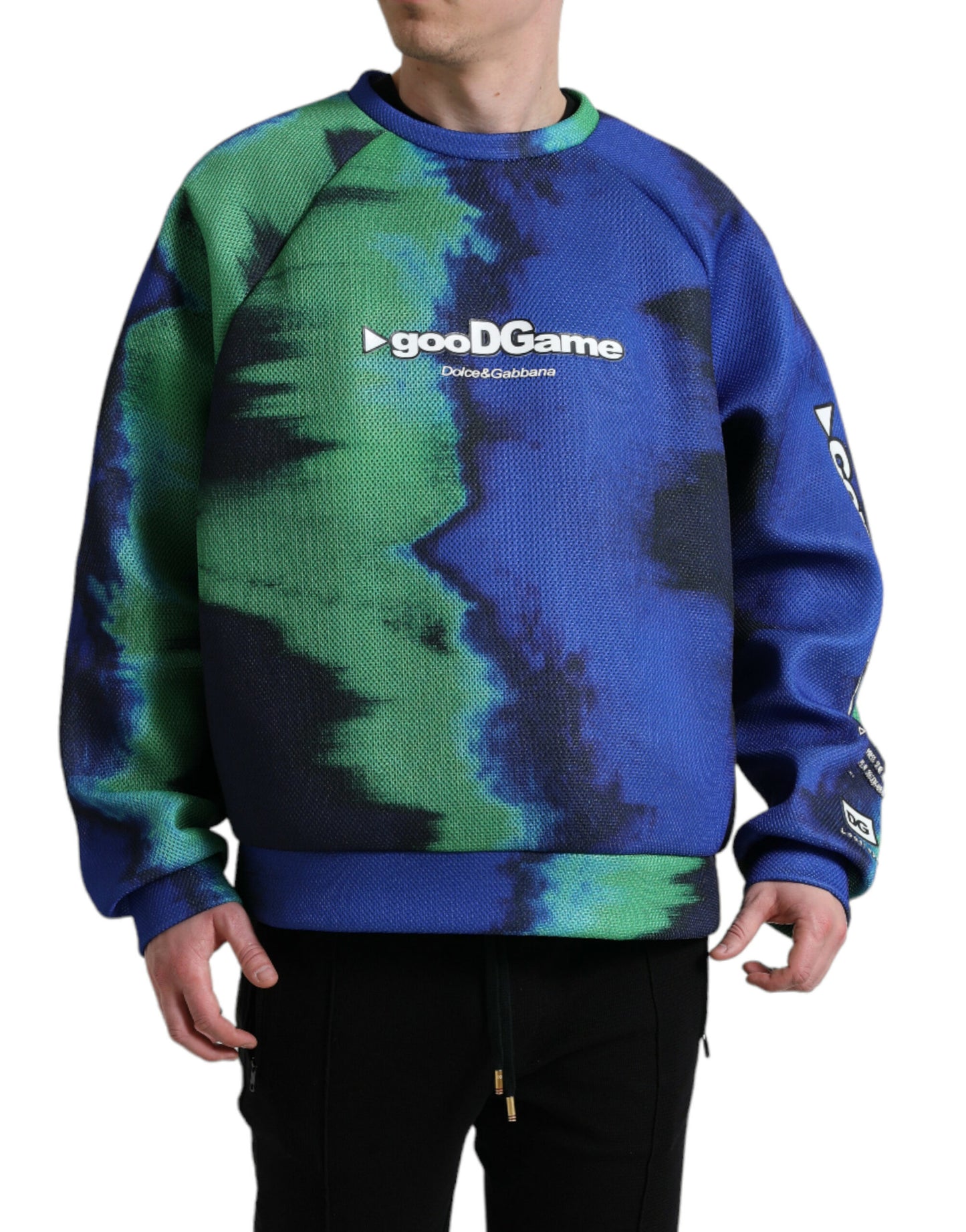 Dolce &amp; Gabbana Pullover mit Rundhalsausschnitt und mehrfarbiger Grafik