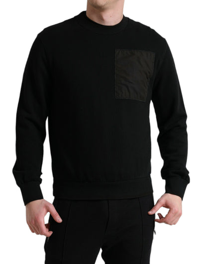 Dolce &amp; Gabbana Eleganter Pullover aus Baumwollmischung mit Rundhalsausschnitt