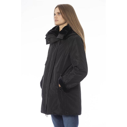 Baldinini Trend Schwarze Polyester Damenjacke