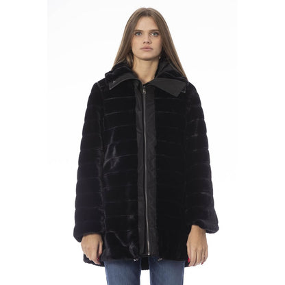 Baldinini Trend Schwarze Polyester Damenjacke