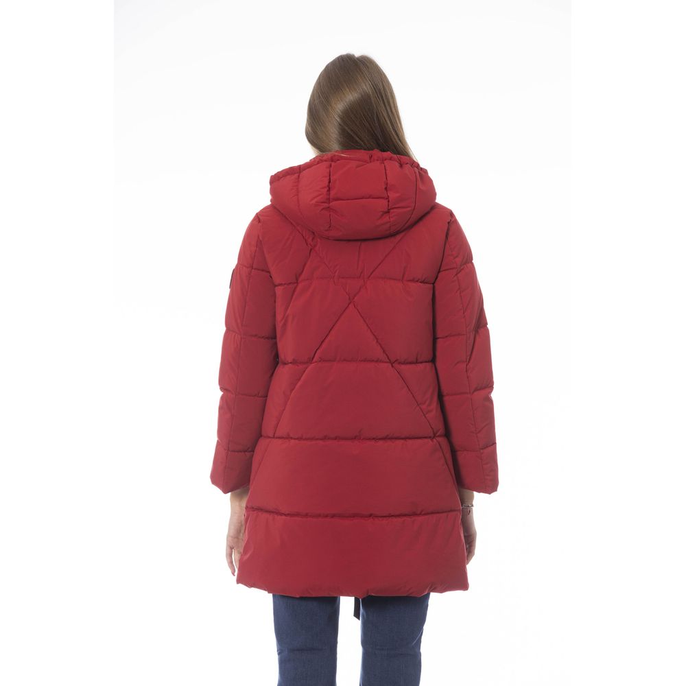 Baldinini Trend Rote Polyester Damenjacke