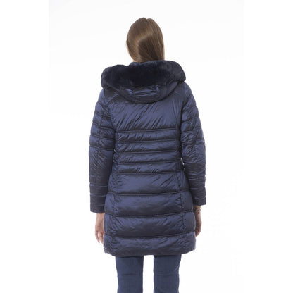 Baldinini Trend Hellblaue Polyester Damenjacke