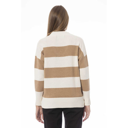 Baldinini Trend Beige Kaschmir Damen Pullover