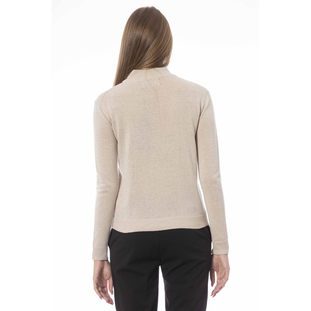 Maglione in tessuto beige