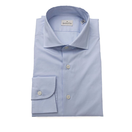 Camicia in cotone azzurro