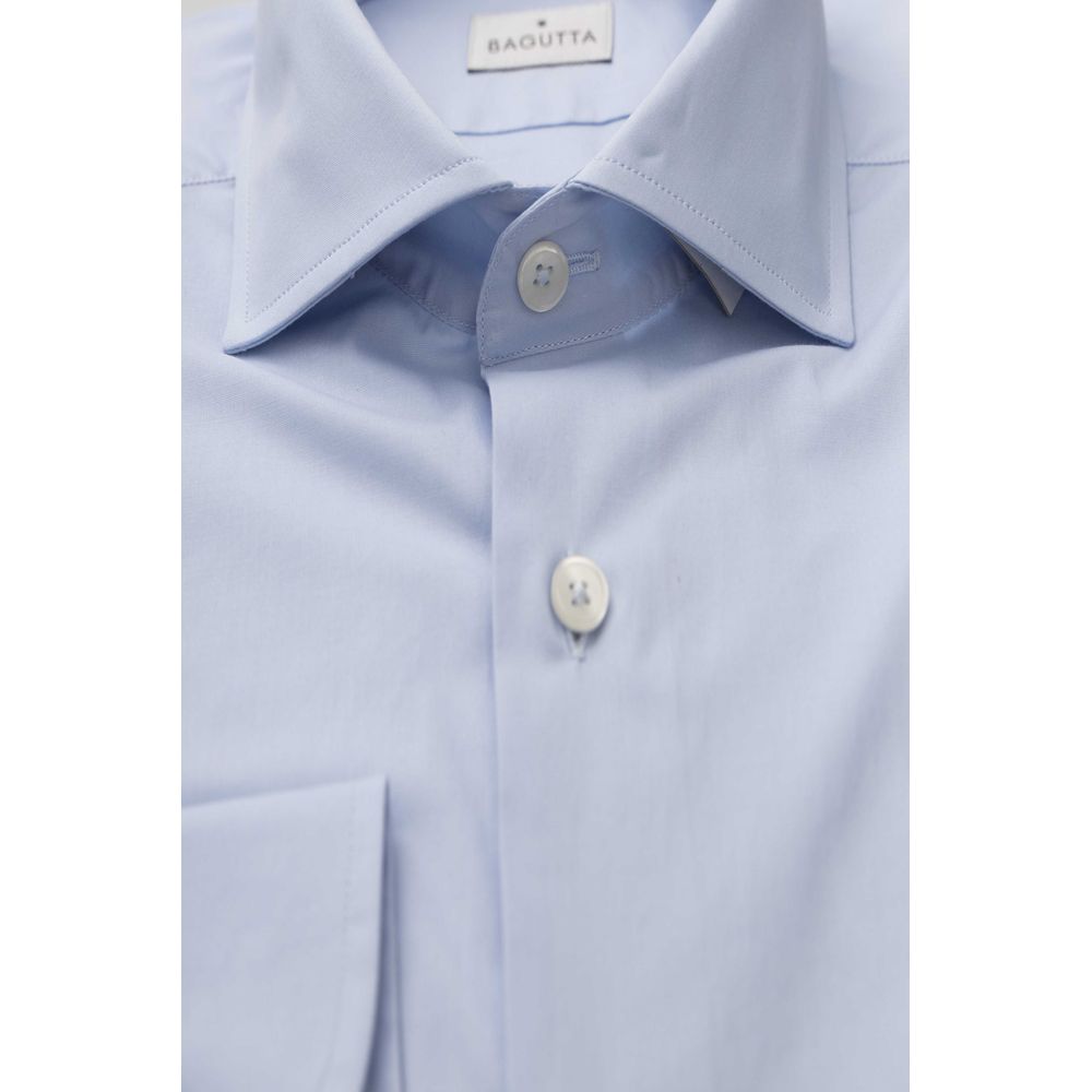 Camicia in cotone azzurro