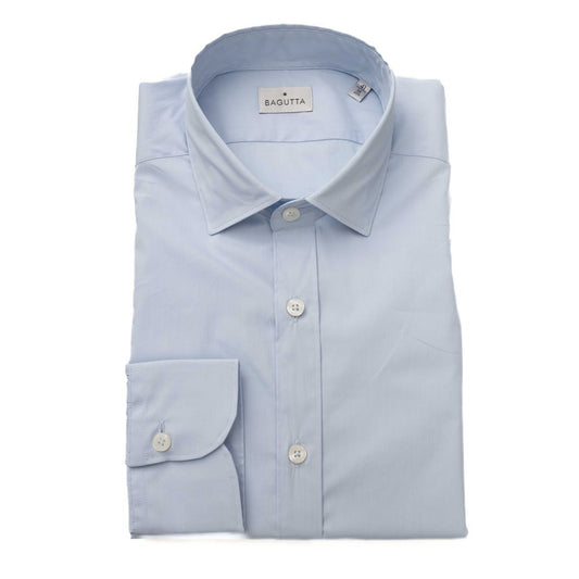 Camicia slim fit con colletto francese slanciato