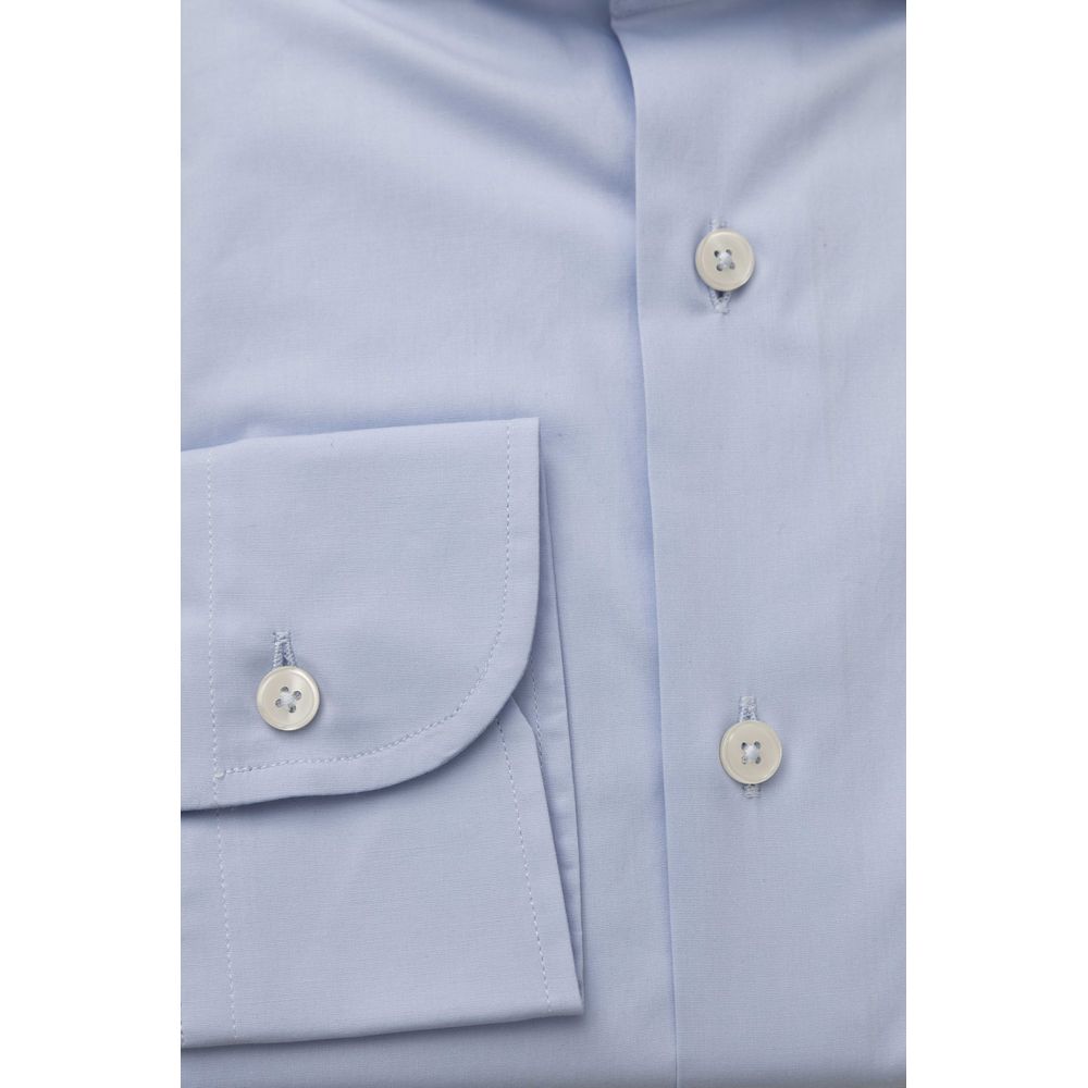 Camicia in cotone azzurro