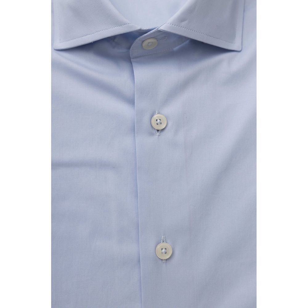 Camicia in cotone azzurro