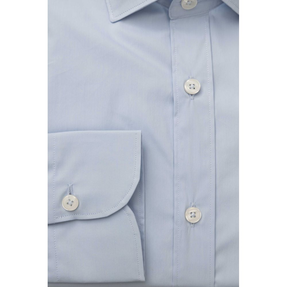 Camicia slim fit con colletto francese slanciato