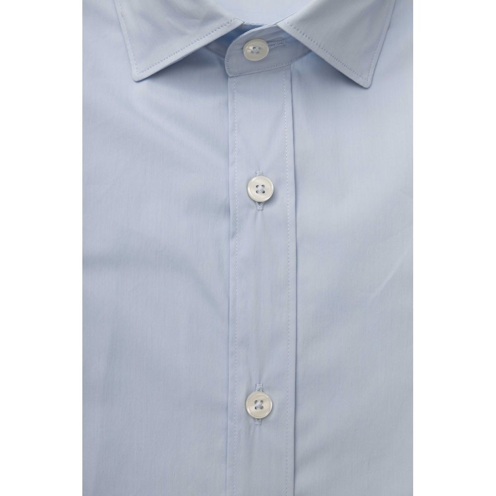 Camicia slim fit con colletto francese slanciato