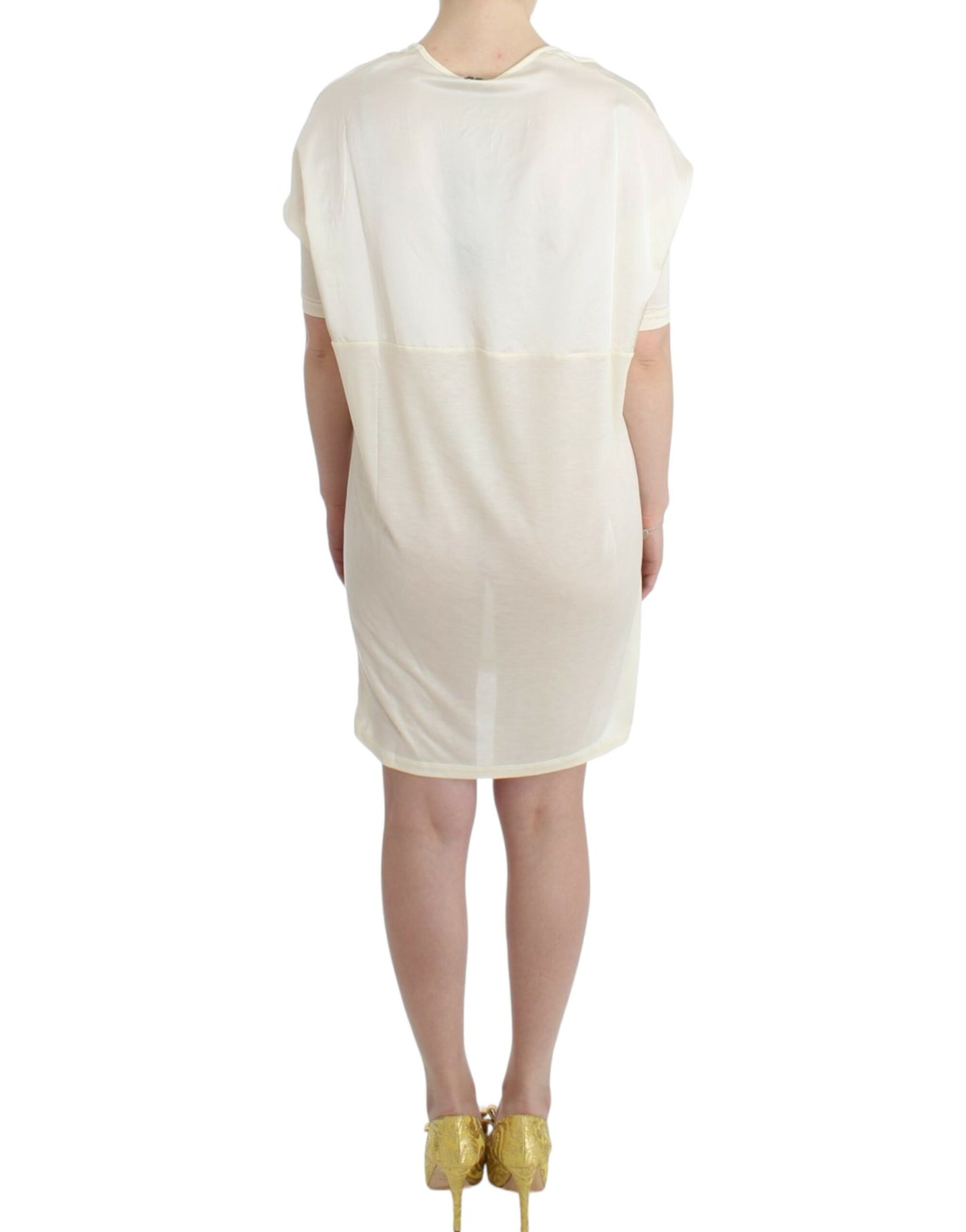 Robe tube blanche en modal