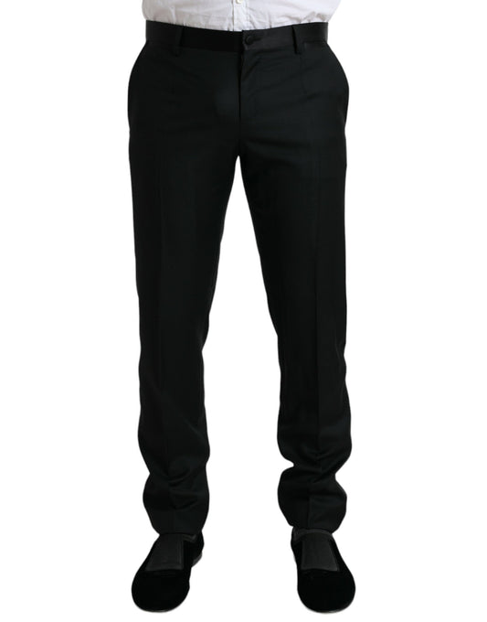 Elegante Slim Fit-Anzughose aus Wolle von Dolce &amp; Gabbana