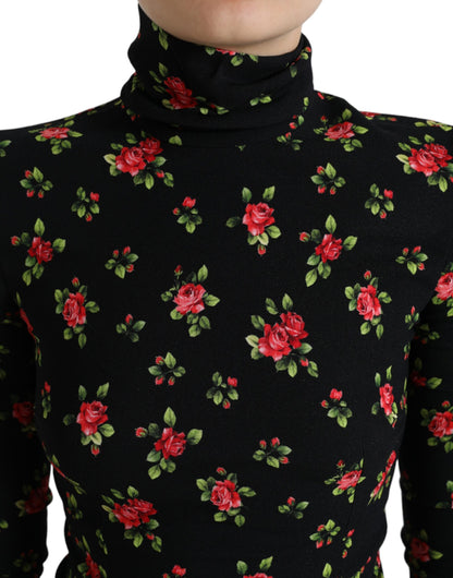 Dolce &amp; Gabbana Elegantes Top aus Seidenmischung mit Blumenmuster