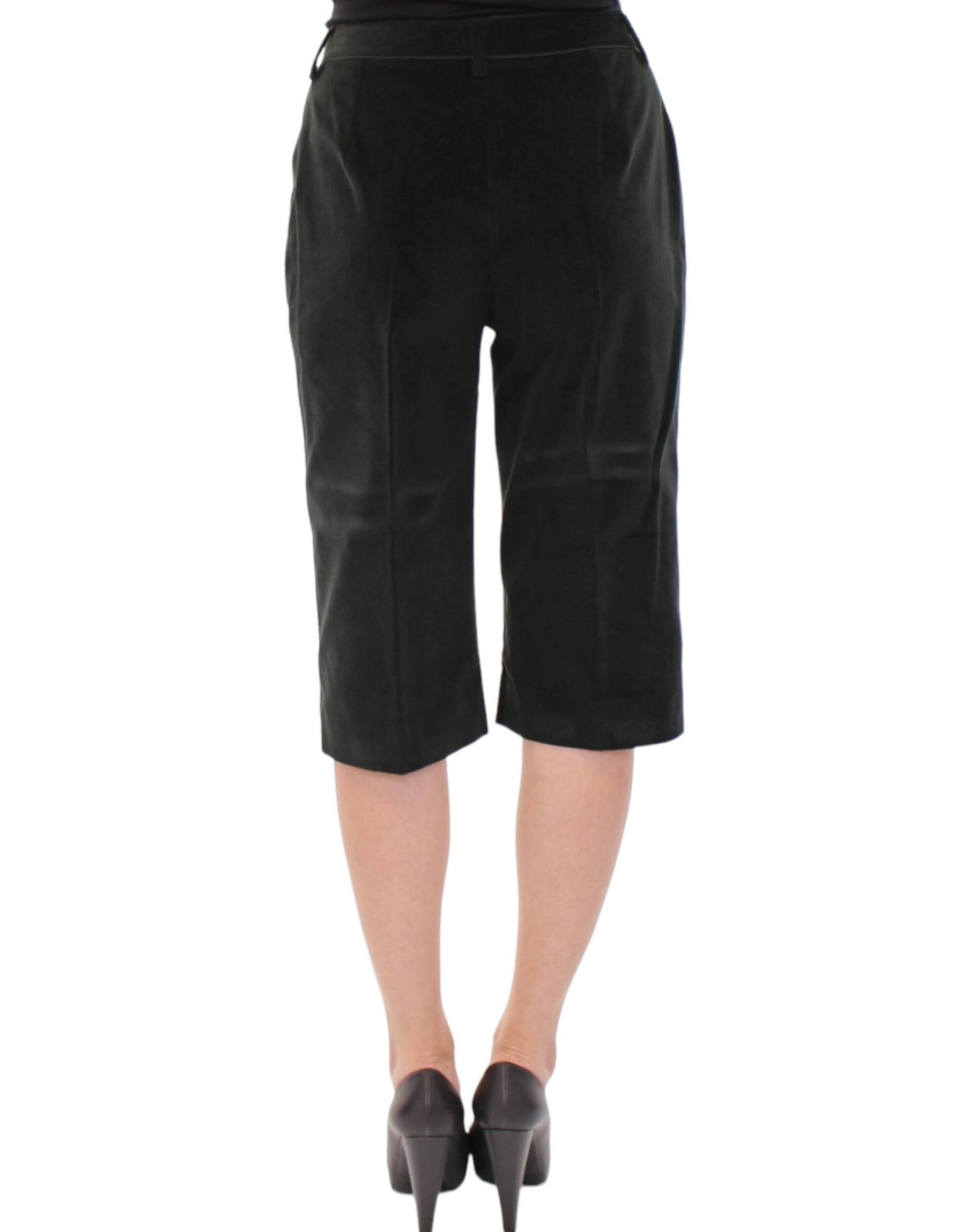 Pantalon short en coton noir