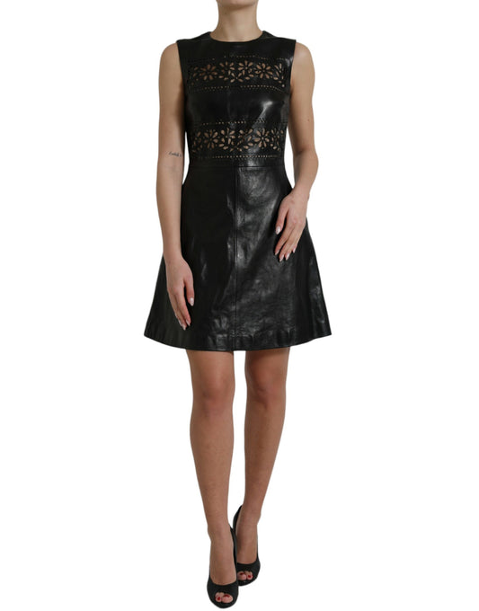 Valentino – Elegantes schwarzes Minikleid in A-Linie