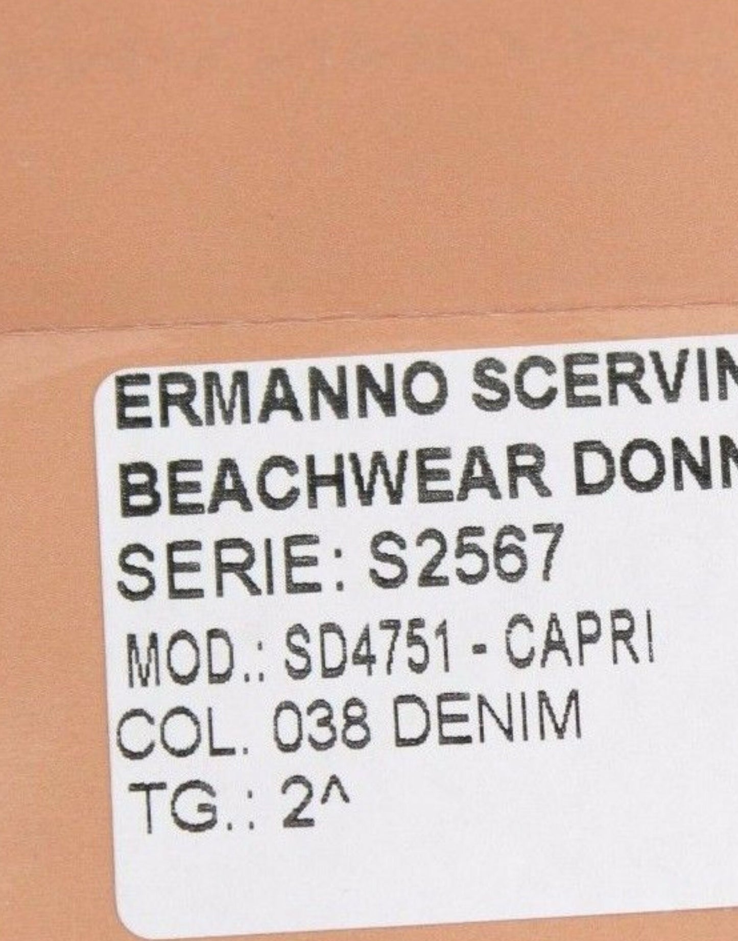 Ermanno Scervino Schicke blaue Capri-Jeans für elegante Sommer