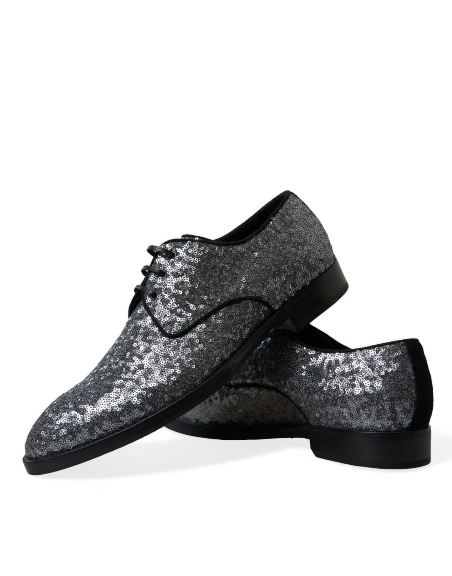 Dolce &amp; Gabbana – Exquisite Derby-Abendschuhe mit Pailletten