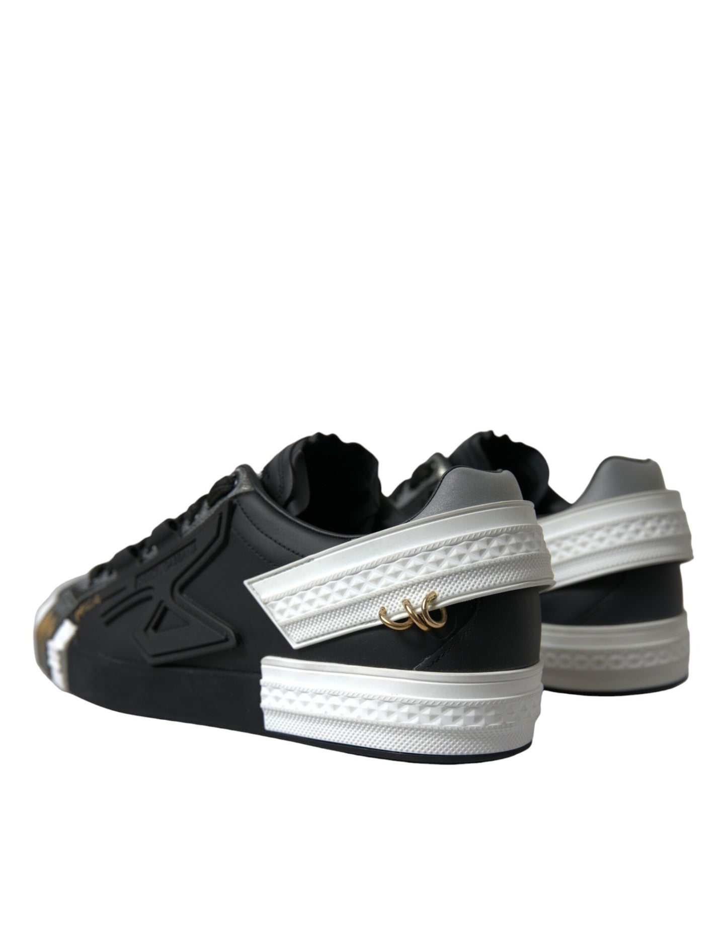 Dolce &amp; Gabbana Elegante Low-Top-Sneakers aus Kalbsleder