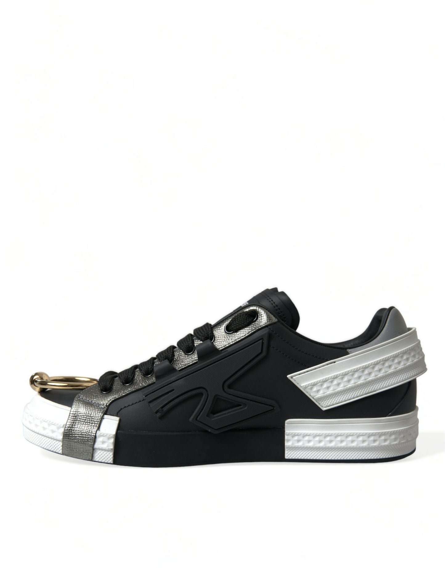 Dolce &amp; Gabbana Elegante Low-Top-Sneakers aus Kalbsleder