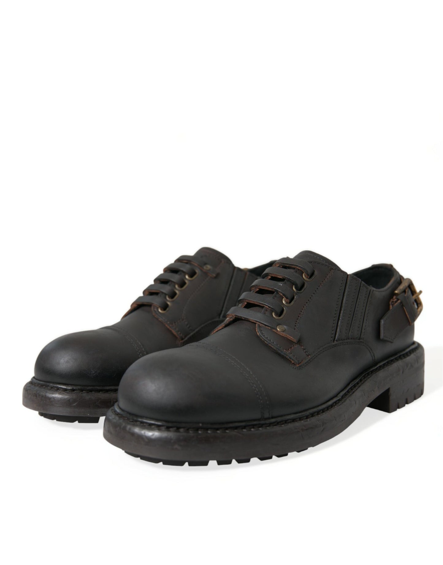 Dolce &amp; Gabbana Elegante Derby-Schuhe aus Leder für Herren