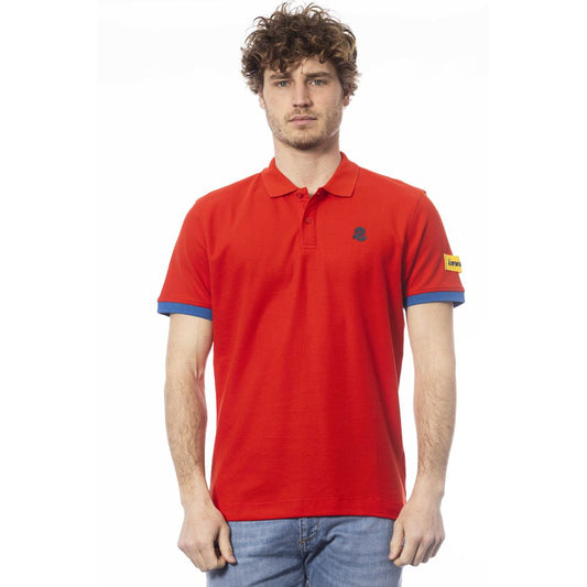 Invicta Poloshirt aus roter Baumwolle für Herren