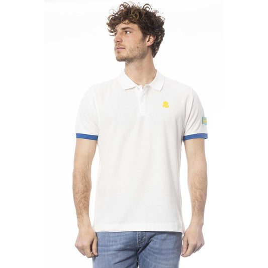 Invicta Poloshirt aus weißer Baumwolle für Herren