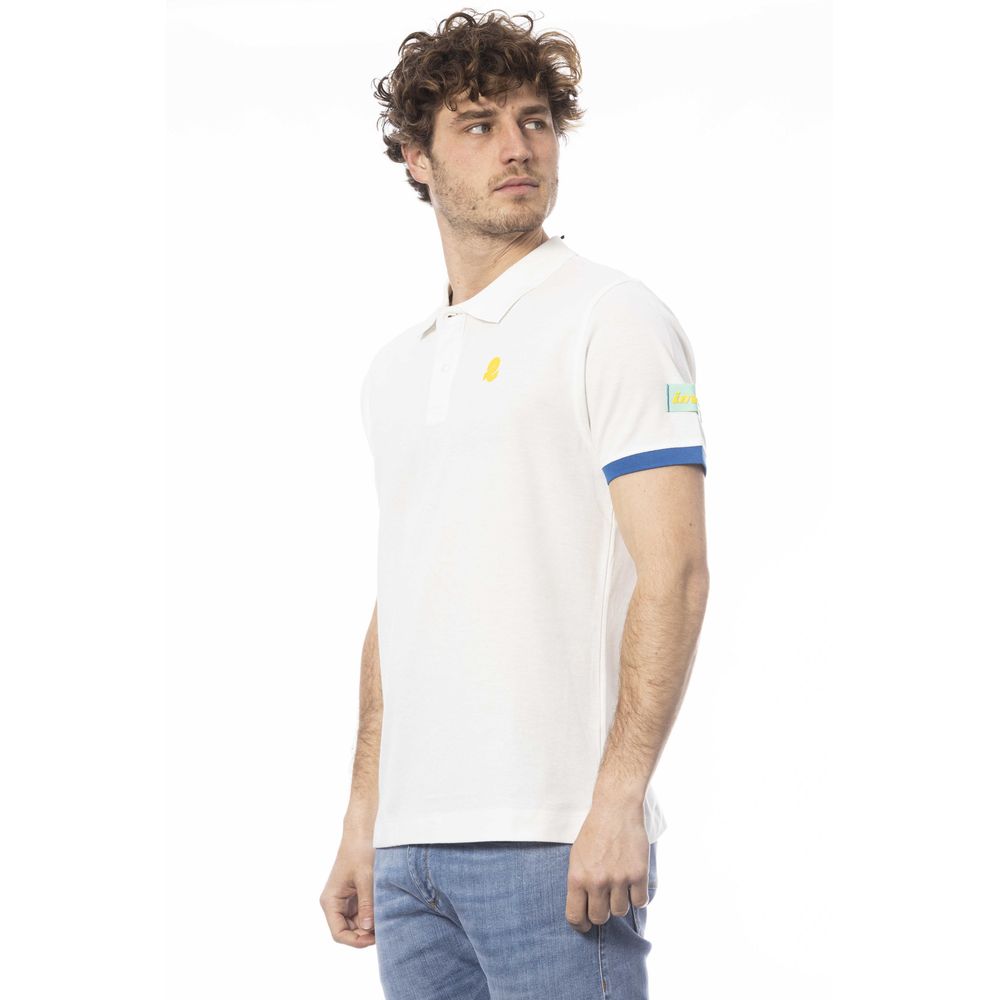 Invicta Poloshirt aus weißer Baumwolle für Herren