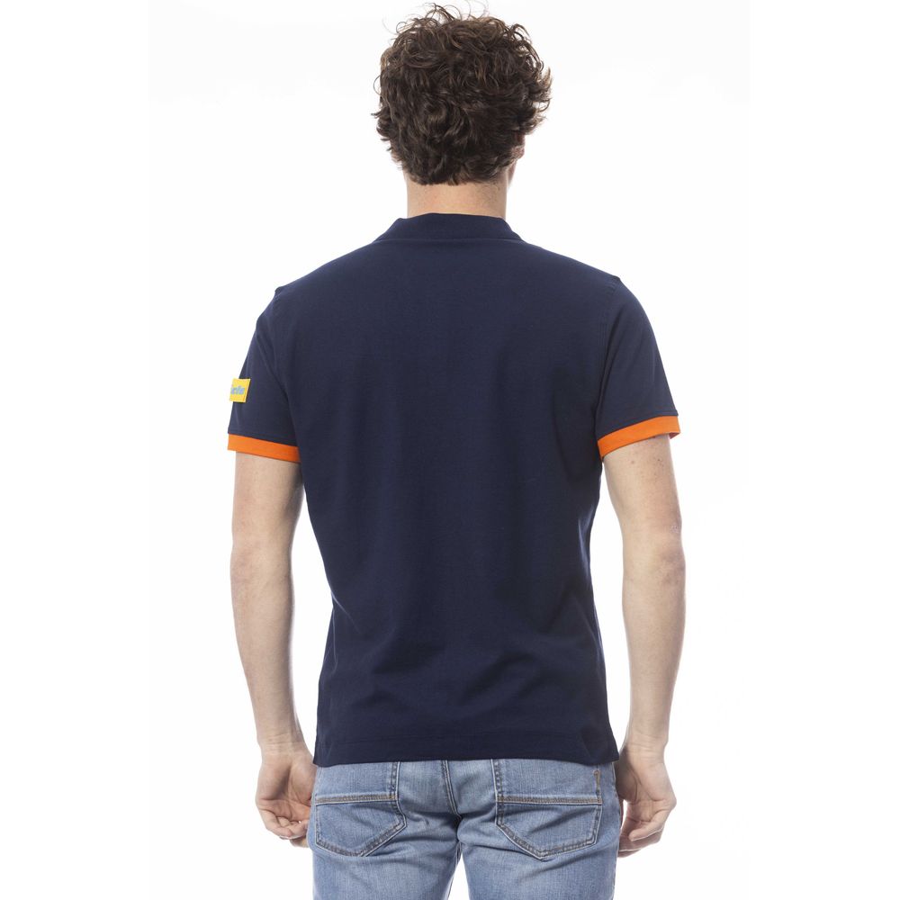 Invicta Poloshirt aus Baumwolle für Herren, Blau