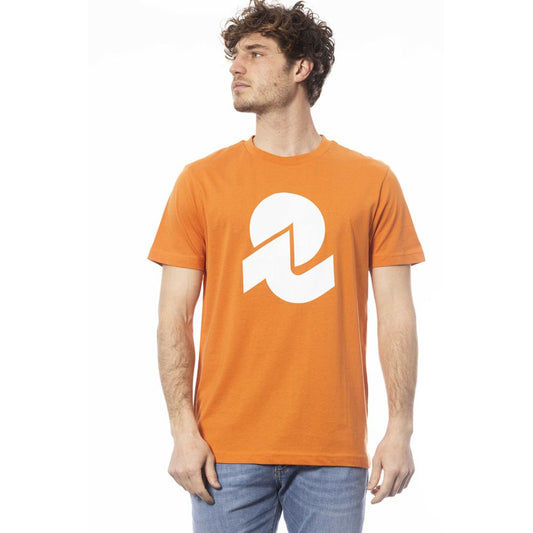 Invicta Orangefarbenes Baumwoll-T-Shirt für Herren