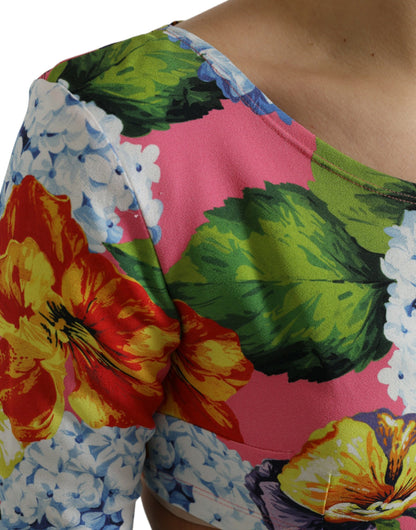 Dolce &amp; Gabbana – Kurze Bluse „Blumeneleganz“