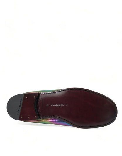 Dolce &amp; Gabbana Elegante schillernde Loafer für Herren