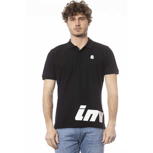 Invicta Poloshirt aus schwarzer Baumwolle für Herren